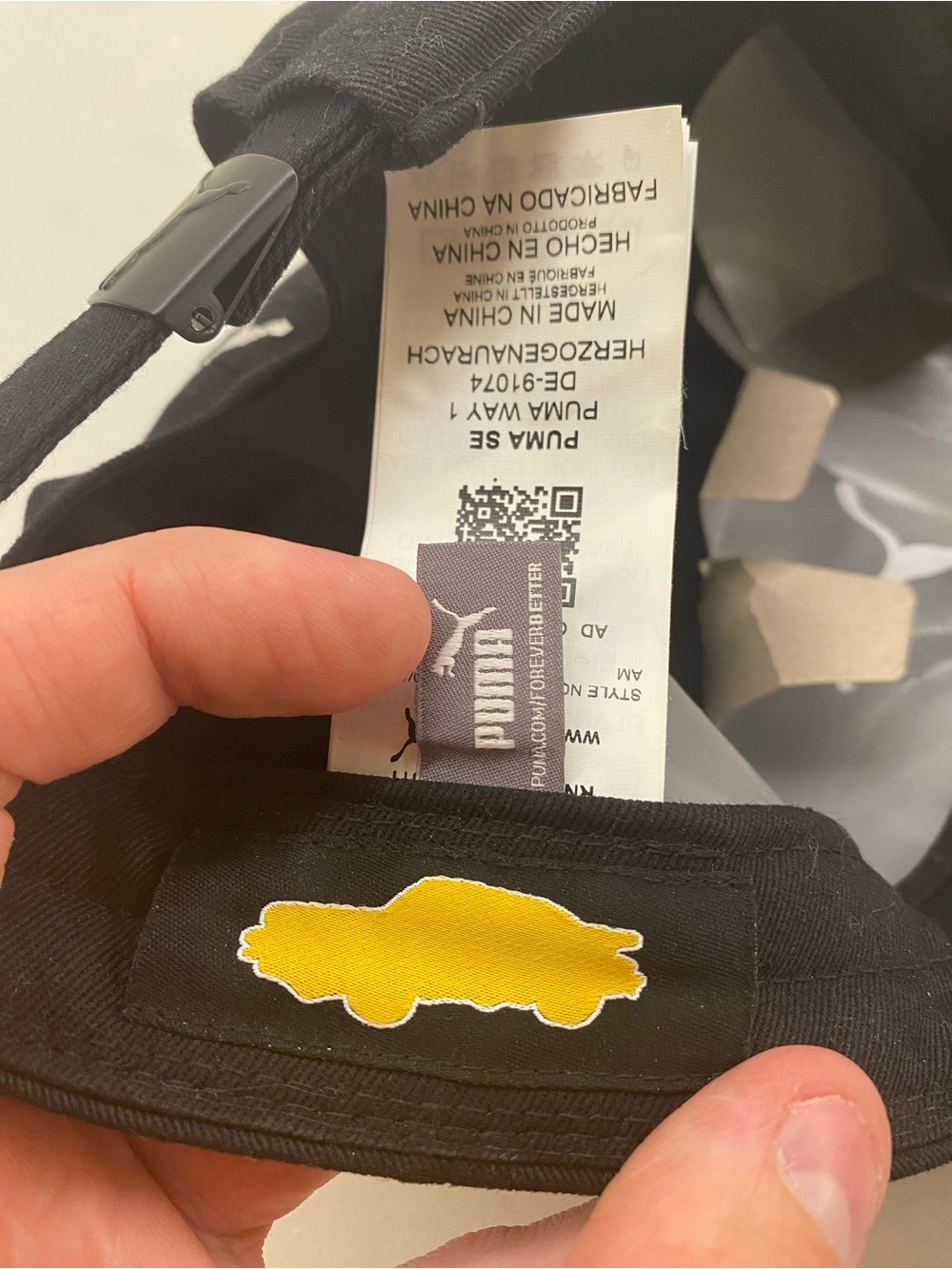 Porsche Turbo Puma Strap Back Hat Black 911 912 Gt4 Automotive Racing - Picture 9 of 9